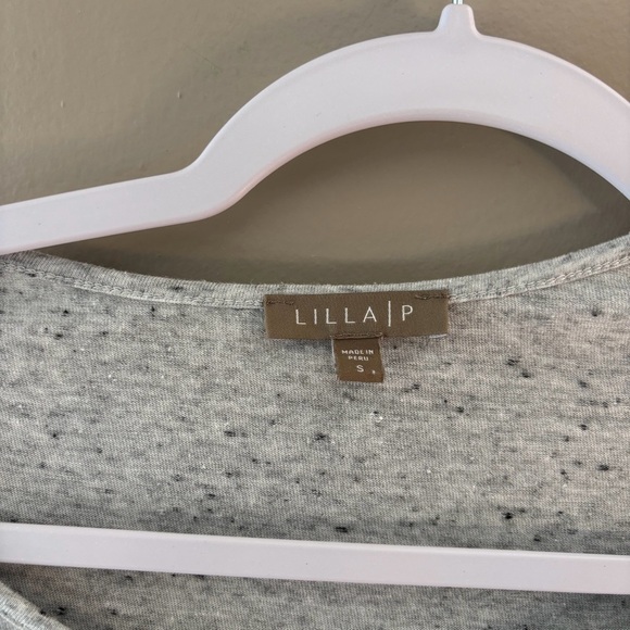 Lilla P Heather Gray Long Sleeve Tee - Picture 2 of 5